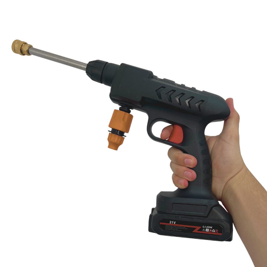 Hidrolavadora Inalámbrica Recargable 21V con Accesorios