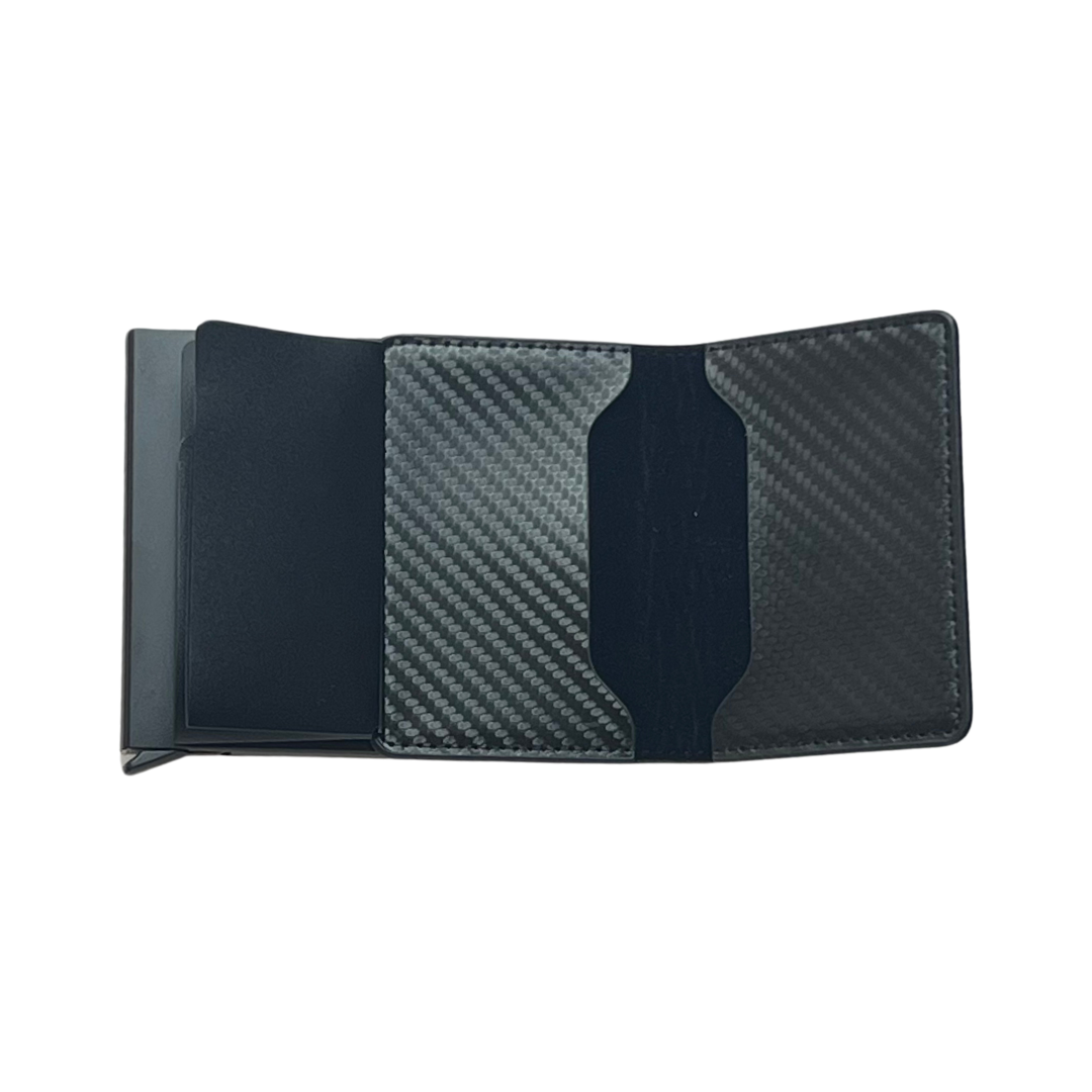 Cartera RFID Anti Robo Fibra de Carbono Tarjetero Billetera
