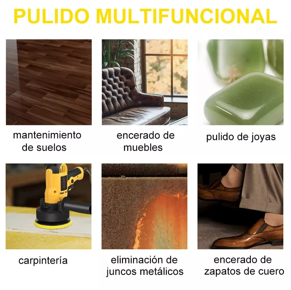 Pulidora Eléctrica 700W para Autos Acabado Profesional 110V