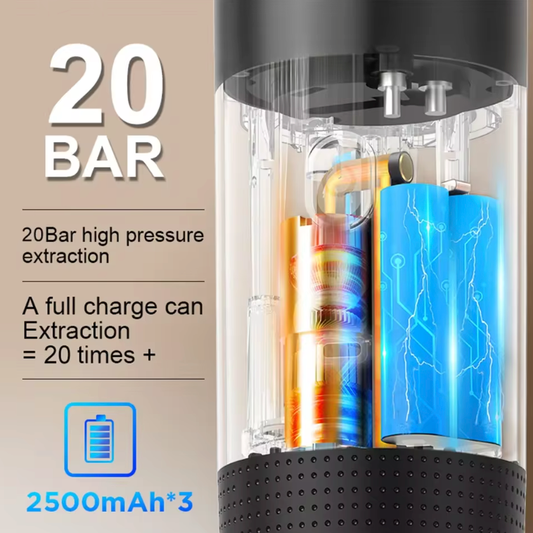 Cafetera Espresso Portátil Eléctrica 3 en 1