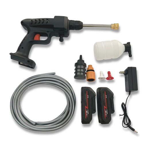 Hidrolavadora Inalámbrica Recargable 21V con Accesorios