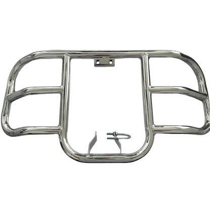 Defensa Parrilla Universal Cromada Reforzada para Motocicleta