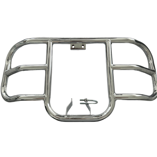 Defensa Parrilla Universal Cromada Reforzada para Motocicleta