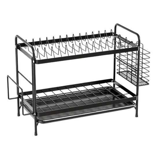 Escurridor Para Tarja Minimalista Negro De Fregadero