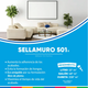 Sellador Vinílico Sellamuro 501 Transparente Cubeta Acuario