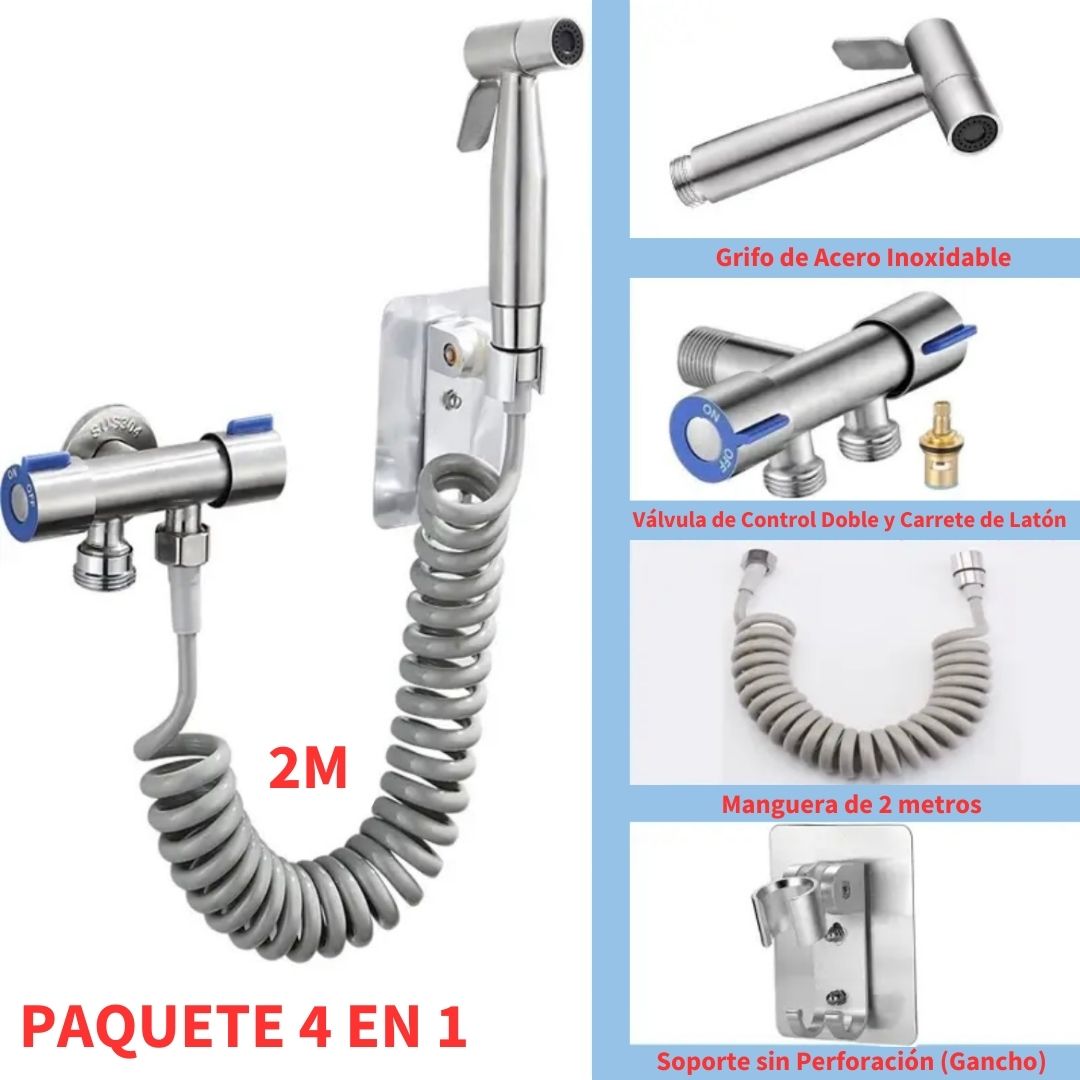 Pulverizadora Para Inodoro Bidé Spray Sanitario Rociador