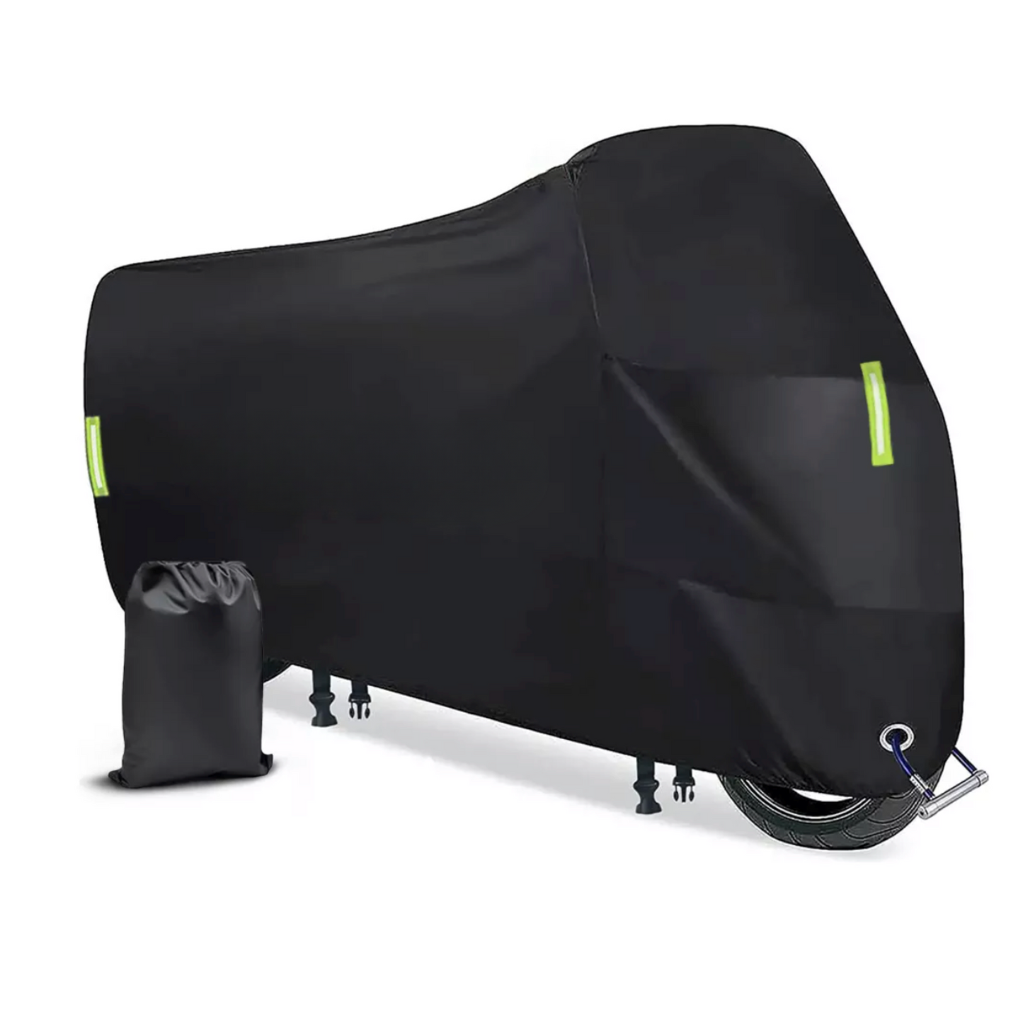Funda Protectora para Motocicleta Impermeable y Antirrobo con Luz Reflectiva