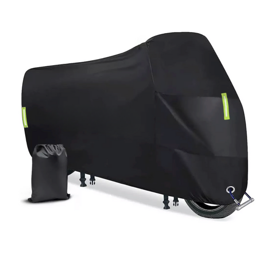 Funda Protectora para Motocicleta Impermeable y Antirrobo con Luz Reflectiva