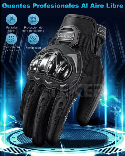 Guantes de Motociclista para Pantalla Táctil Protección y Comodidad