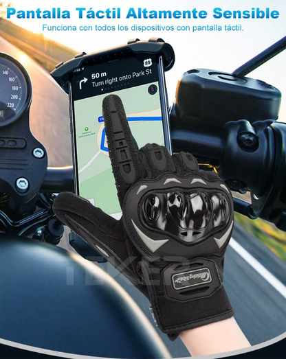 Guantes de Motociclista para Pantalla Táctil Protección y Comodidad