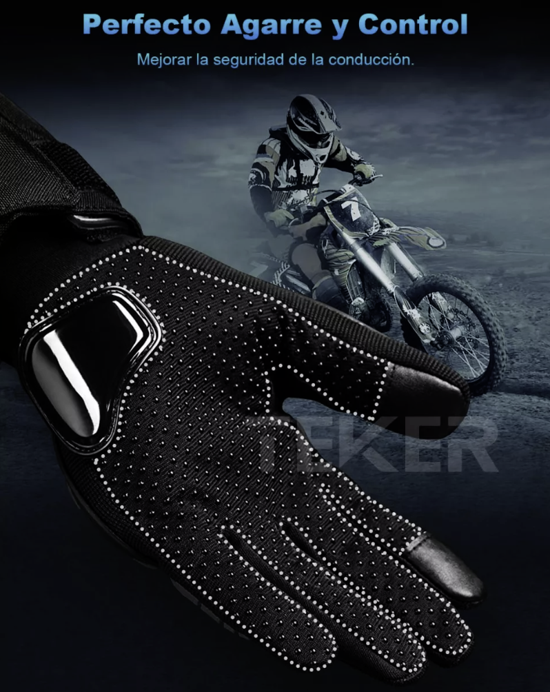 Guantes de Motociclista para Pantalla Táctil Protección y Comodidad