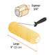 Rodillo para Impermeabilizar y Pintar 9" x 3/4" Superficies Rugosas TRUPER